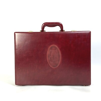 #ad CARTIER Hand Bag Vintage Must de Line attache case Bag Business bag $315.00