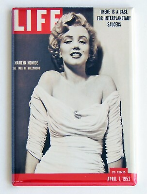 #ad Marilyn Monroe FRIDGE MAGNET life magazine $8.49