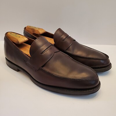 #ad Brooks Brothers Brown Leather Penny Loafers Dress Shoes Men’s Size 10 D USA Made $74.95