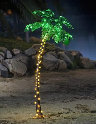 #ad Lightshare Lighted Palm Tree Artificial Palm Tree Decor for Outdoor Indoor $62.99