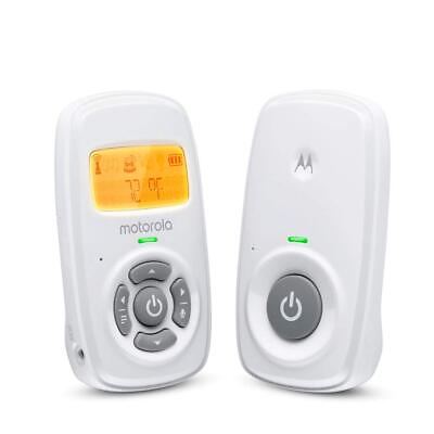 #ad Motorola MBP24 Audio Baby Monitor Two Way Talk White $13.95