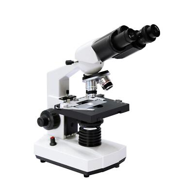 #ad Lab Demonstrations Microscope 40X 2000X Binocular WF10X WF20X Eyepieces for $199.00