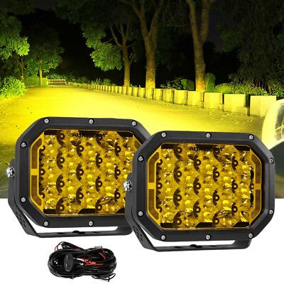 #ad #ad 7X5quot;lnch LED Work Light Bar 4WD Offroad SPOT Pods Fog ATV SUV UTV Driving Lamp $189.99