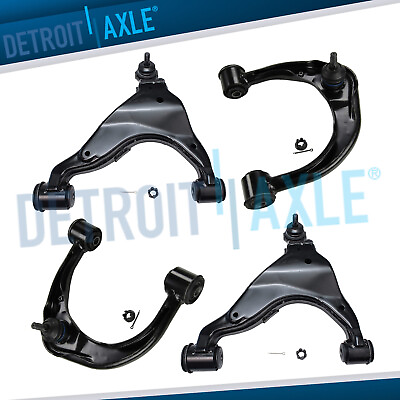 #ad Front Lower amp; Upper Control Arms w Ball Joints for 2005 2014 2015 Toyota Tacoma $209.69
