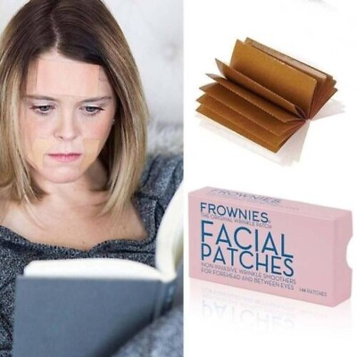 #ad Frownies Facial Patches for Forehead amp; Between Eyes Smooths Fine Wrinkles 144PC $16.99