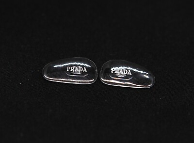#ad New Screw in Nose Pads for PRADA Eyeglasses Sunglasses Silver W Screws 17mm $18.99