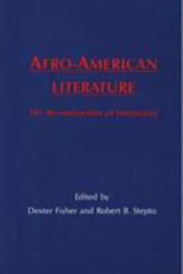 #ad Afro American Literature: The Reconstruc $7.45
