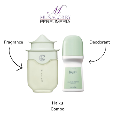 #ad Avon Haiku Eau De Perfume Spray 1.7 Fl. Oz WITH Deod 2.6 oz Free Fast Shipping. $18.99