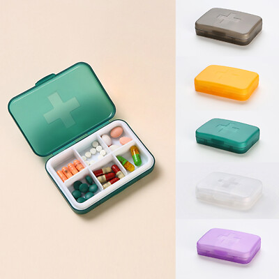 #ad Container Pill Pill Box Sealed Organizer Storage Storage Mini Box Pill Pill Box $2.60