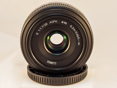#ad Panasonic Single Focus Wide Angle Pancake Lens Micro Four Thirds Lumics G 20mm F $191.03