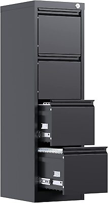 #ad Metal Office File Storage Cabinets with 4 Drawers Steel Filling Cabinets $209.99