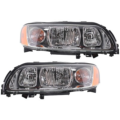 #ad Headlight Asembly Set For 2005 2006 2007 Volvo V70 XC70 Left and Right With Bulb $382.65