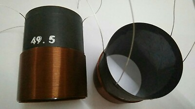 #ad ID:49.5mm 4 layer Double group coil 33 ohm KSV woofer bass speaker voice coil $10.99