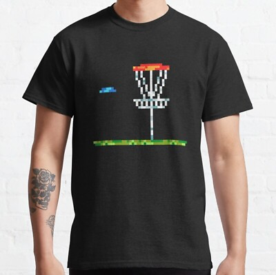 #ad SALE Disc Golf Tee 8 Bit Basket Disc Golf Minimalist T Shirt Gift S 5XL $26.99