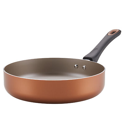 #ad 12 Inch Performance Nonstick Deep Frying Pan Fry Pan Copper Dishwasher Safe $18.35