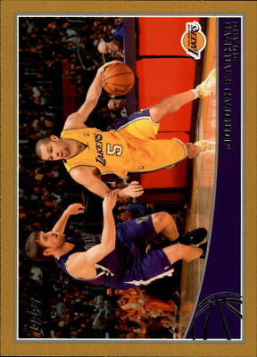 #ad 2009 10 Topps Gold Los Angeles Lakers Basketball Card #129 Jordan Farmar 2009 $1.69
