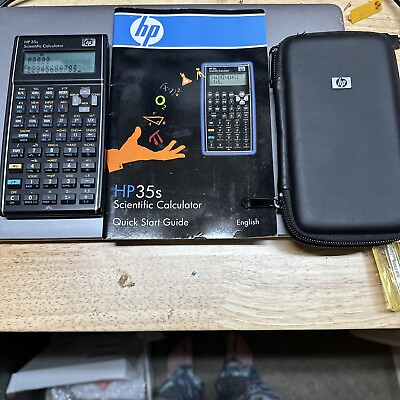 #ad Hewlett Packard HP 35s Scientific Calculator EXCELLENT With Manual $289.00