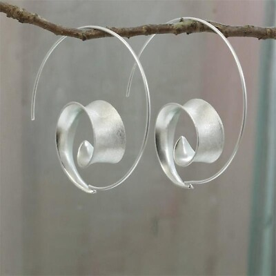 #ad Women 925 SilverGold Drop Earring Anniversary Jewelry Romantic Wedding Gift C $3.20