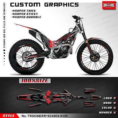 #ad Trials Bike Vinyl Decal Graphics for TRS TRRS ONE ONE R ONE RR GOLD 2016 2024 AU $194.84