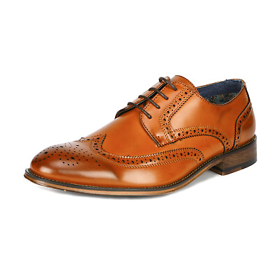 #ad Men#x27;s Dress Shoes Brogues Derby Shoes Formal Wedding Oxford Shoes Shoes Size US $35.79