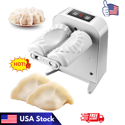 #ad Automatic Electric Dumpling Maker Machine Household Pressing Maker Mould Kitchen $16.49