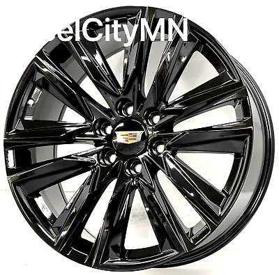 #ad 24quot; gloss black OE 4869 replica wheels fits 2022 Cadillac Escalade Sport 6x5.5 $1599.99