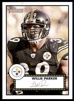 #ad 2006 Topps Heritage Football Card Willie Parker #202 19192 $1.50