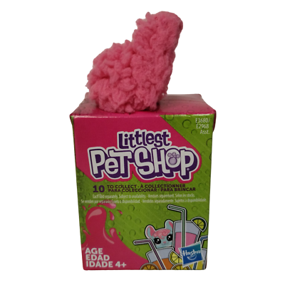 #ad Hasbro Littlest Pet Shop Juicy Pets Plush Stuffed Animal Blind Box Pink Tail New $6.58