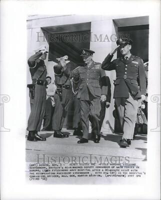 #ad 1955 Press Photo Marshal Viscount Montgomery DFPC16827 $19.99