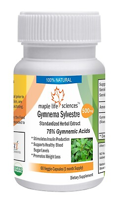 #ad Gymnema Sylvestre 75% Extract Capsules For control blood sugar amp; Weight Loss $65.52