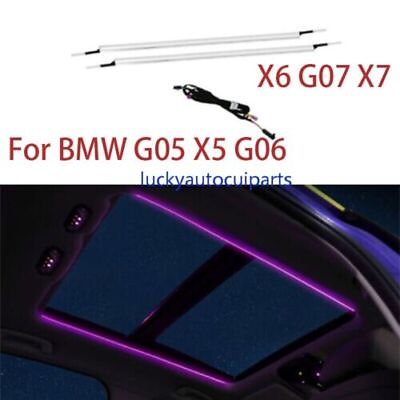 #ad For BMW G05 X5 G06 X6 G07 X7 Colors LED Sunroof Trim Ceiling Ambient Lighting $129.74