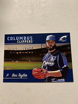 #ad Ben Taylor 2018 Columbus Clippers Team Card $4.95