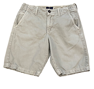#ad American Eagle Outfitters Flat Front Chino Shorts Men#x27;s Size 30 Inseam 9.5quot; $17.99