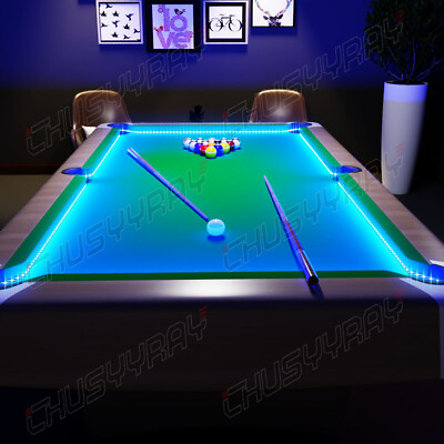 RGB LED Pool amp; Billiard Table Lighting KIT light your pool table Felt BRIGHT $23.99