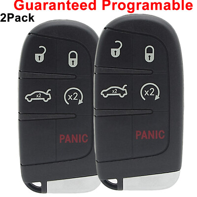 #ad 2 For 2011 2012 2013 2014 2015 Dodge Charger Journey Smart Prox Remote Key Fob $28.25
