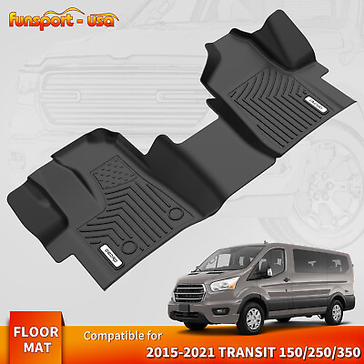 #ad Floor Mats 1st Row for 2015 2021 Ford Transit 150 250 350 No Transit Connect $60.99