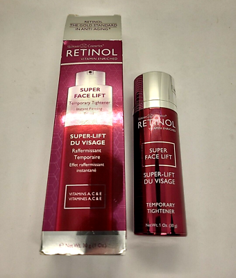 #ad Skincare Retinol Super Face Lift Temporary Tightener Instant Firming Effect 1oz $25.95