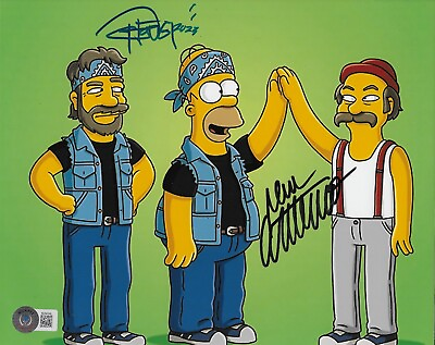 #ad DAN CASTELLANETA TOMMY CHONG Signed Autographed 8x10 Photo Beckett BAS Simpsons $149.99