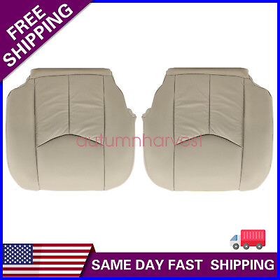 #ad Fits 2003 2004 2005 2006 Cadillac Escalade Driver amp; Passenger Bottom Seat Cover $44.99