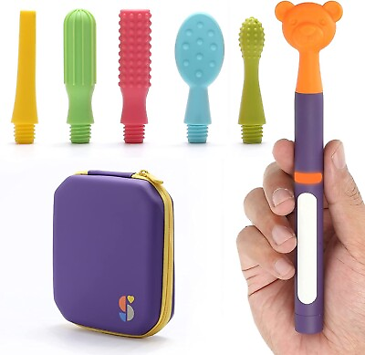 #ad Special Supplies Buzz Buddy Oral Stimulation kit with 6 Soft Textured Tips $49.95