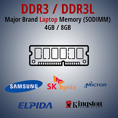 #ad 4GB 8GB DDR3 Laptop Memory SODIMM PC3 10600S PC3 12800S Samsung Hynix Micron etc $9.99