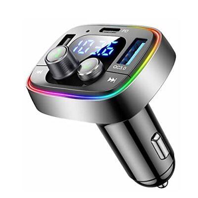 #ad Bluetooth Adapter for Car Wireless FM Radio Transmitter Handsfree Calling amp;... $32.77