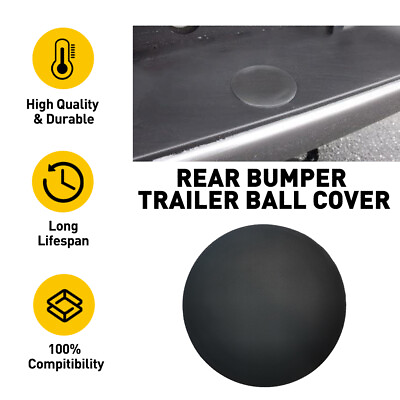 #ad TOWING PAD BALL PLUG ROUND CAP NEW FOR 2003 2019 DODGE RAM REAR BUMPER STEP EW $9.49