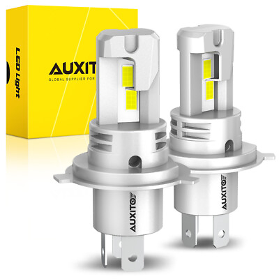 #ad 2X AUXITO 9003 Kit Bulbs High H4 LED Headlight Low Beam Super White 30000LM $34.99