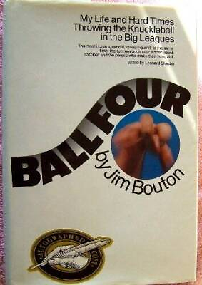 #ad Ball Four Hardcover By Jim Bouton GOOD $6.52