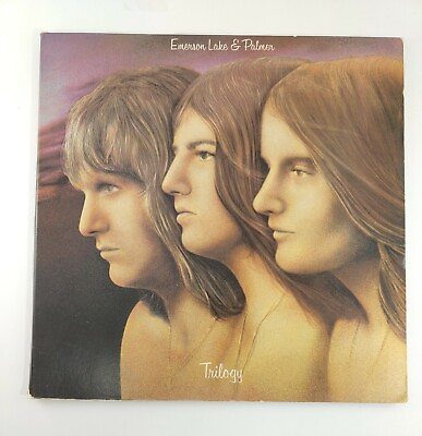 #ad Emerson Lake and Palmer Trilogy LP Album Vinyl 1972 Cotillion Records Rock $8.99