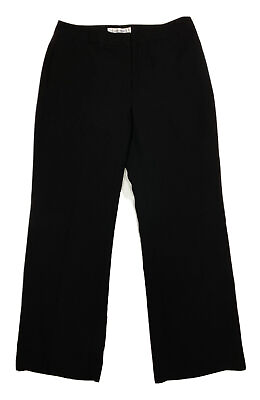 #ad Jones Studio Women Size 8P Measure 29x29 Black Dress Pants Straight $12.68