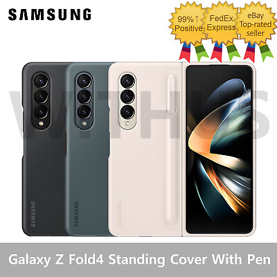 #ad SAMSUNG Galaxy Z Fold4 Standing Cover With Pen Official Case EF OF93 3 Colors $94.55
