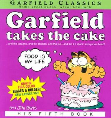 #ad Garfield Takes the Cake Paperback By Davis Jim GOOD $4.18