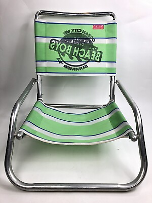 #ad Vintage Rio Beach Collection Folding Aluminum Chairs The Beach Boys Concert 1994 $82.81
